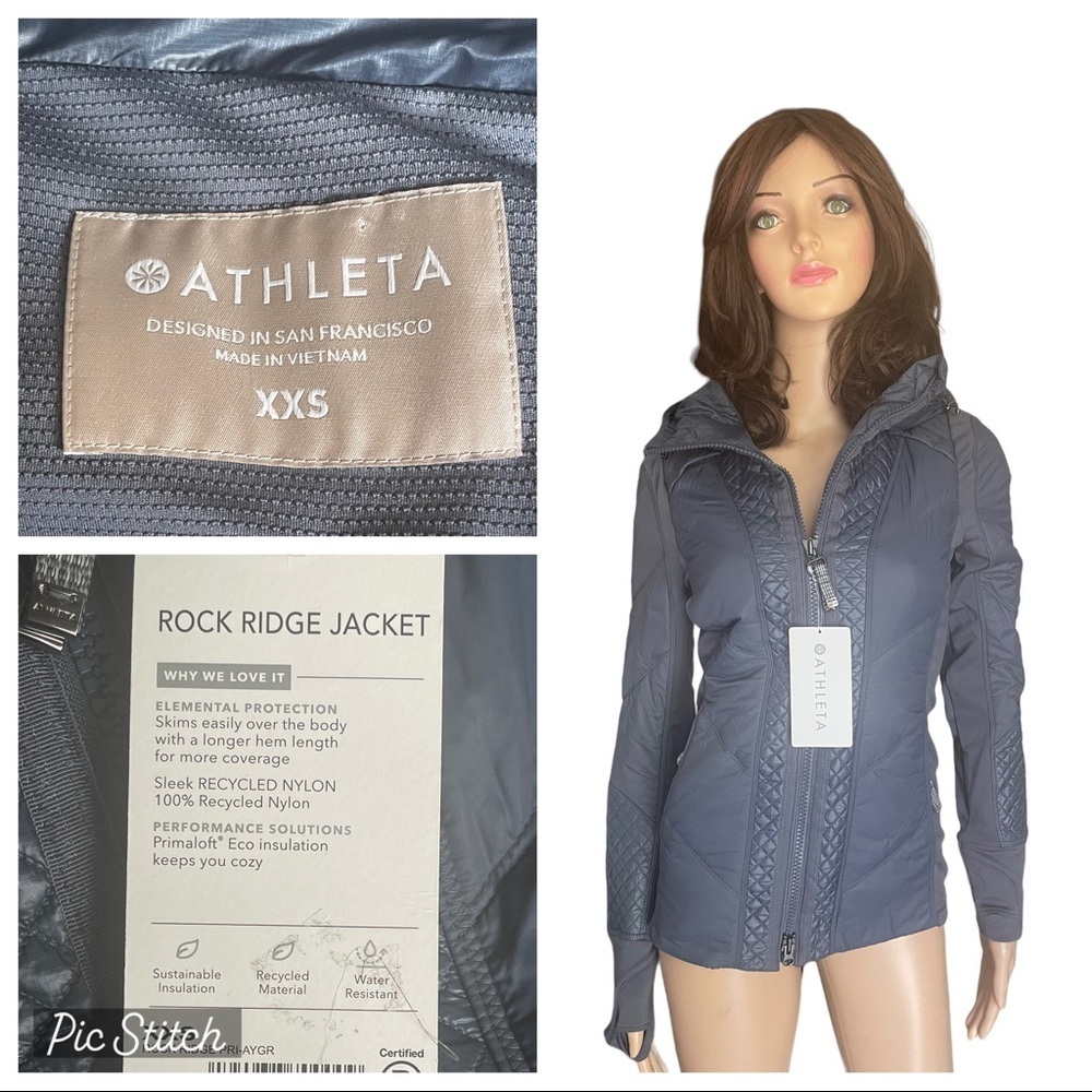 New! Athleta rock ridge primaloft jacket size XXS